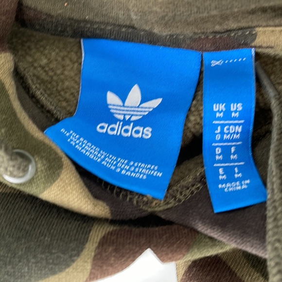 Adidas Camo Hoody. Size M - Picture 4 of 4